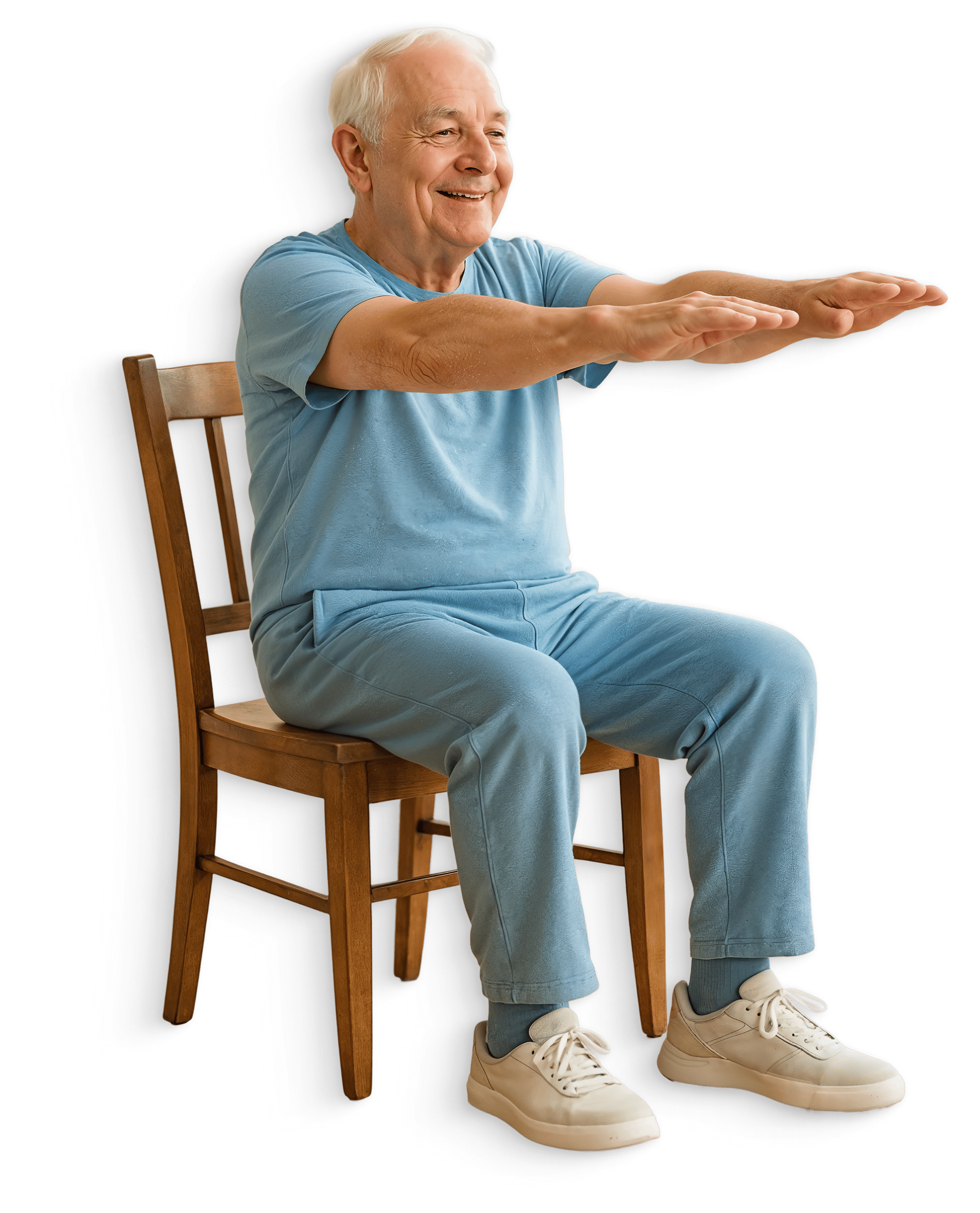 Chair exercises for seniors focusing on strength and mobility